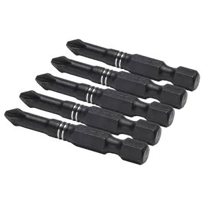 TITAN 5-PC. 2" PHILLIPS PH2 IMPACT BIT