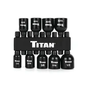 Titan 9 pc. SAE Magnetic Nut Setter