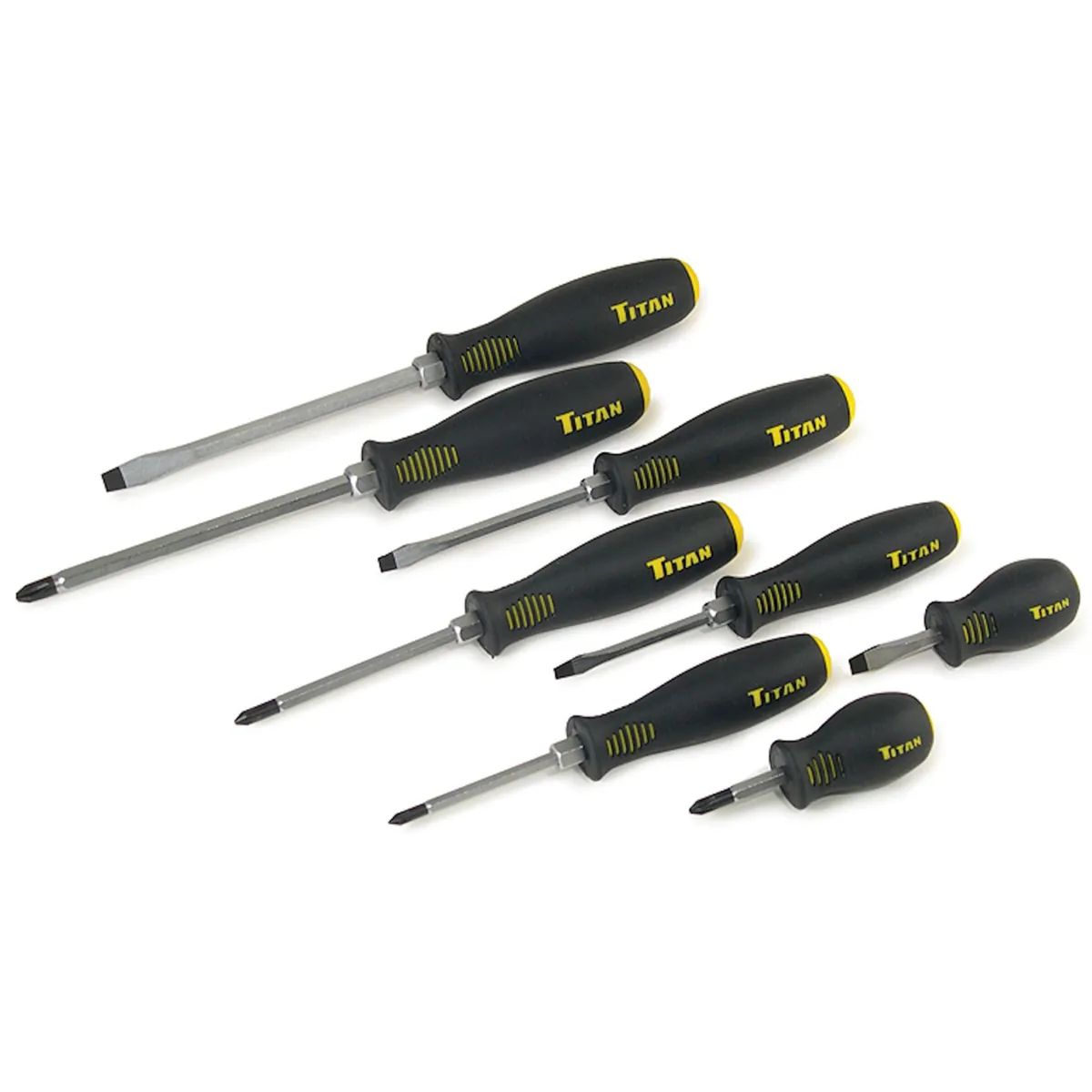 TITAN SCREWDRIVER SET 8PC