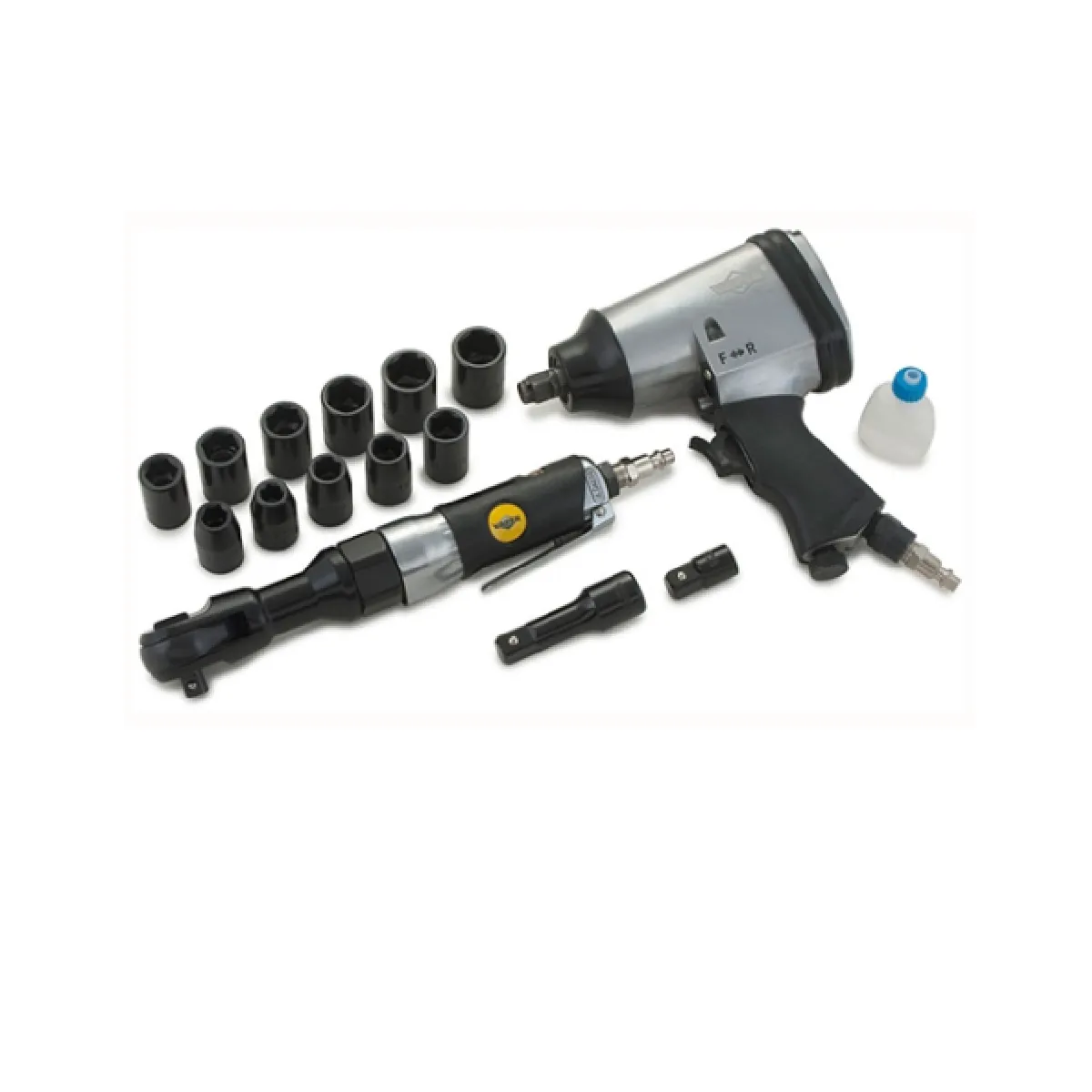TITAN Air Impact Combo Tool Kit - 19 Piece