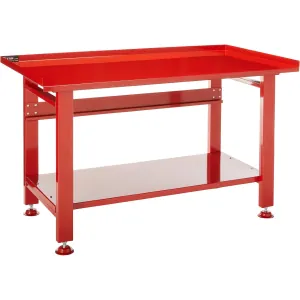 TITAN Professional Workbench 60 inch x 31 Inch x 34 inch - Red