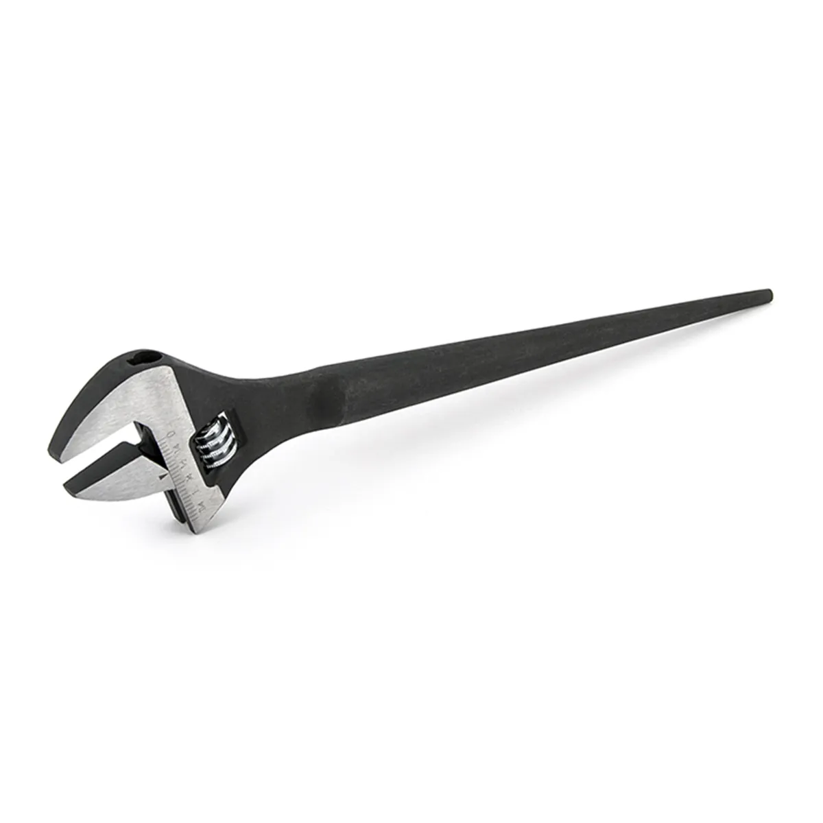 TITAN 10 Inch Adjustable Chrome Vanadium Steel Construction Spud Wrench Head Size with 12 Inch Overall Length for Added Leverage and Alignment