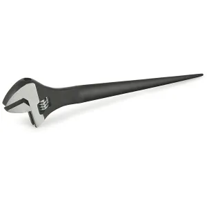 TITAN 12 Inch Adjustable Chrome Vanadium Steel Construction Spud Wrench Head Size with 16 Inch Overall Length for Added Leverage and Alignment