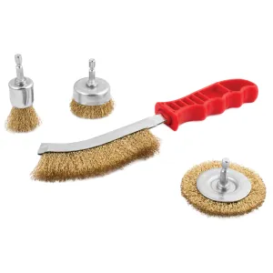 Titan 4 pc. Crimped Wire Brush Assortment