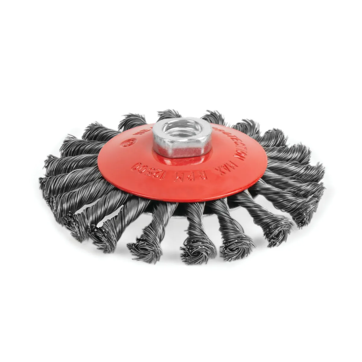 Titan 4 in. Knotted Bevel Wire Wheel