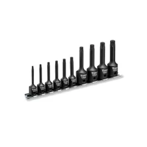 TITAN 10 pc. Impact Torx Plus Bit Socket Set