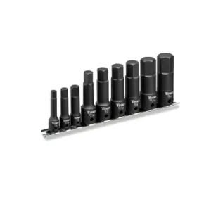 TITAN 9 pc. Impact SAE Hex Bit Socket Set