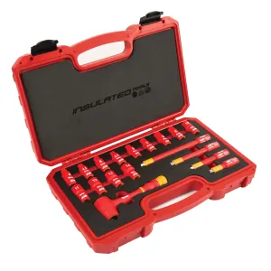 TITAN 18-PC 1/4" DR VDE INSULATED SO