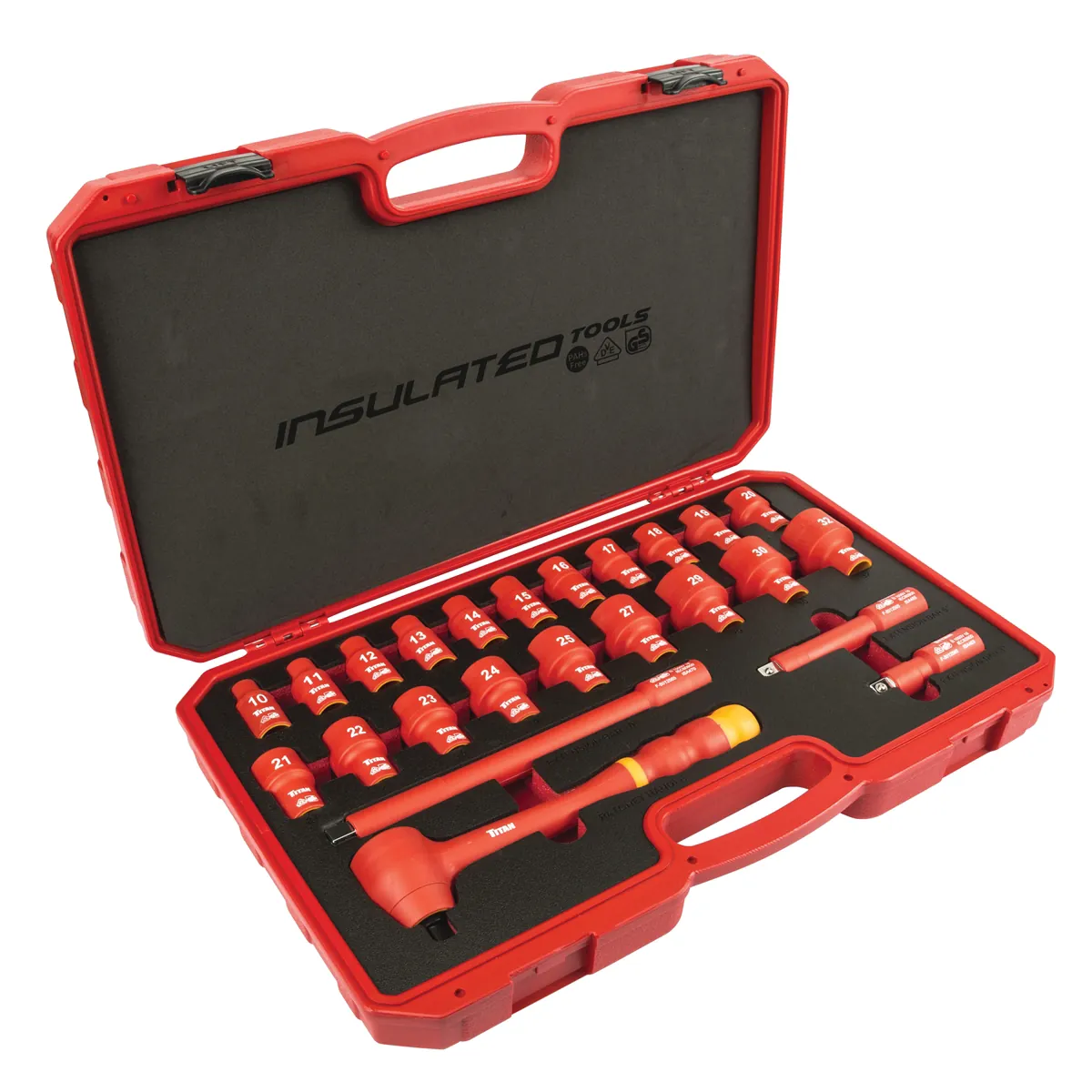TITAN 19-PC 3/8" DR INSULATED SOCKET