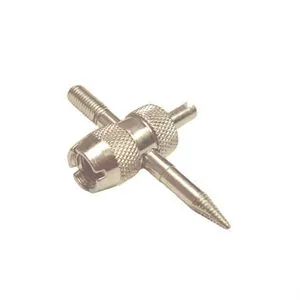 Tire Mechanic's Resource Four Way Valve Core Tool Steel