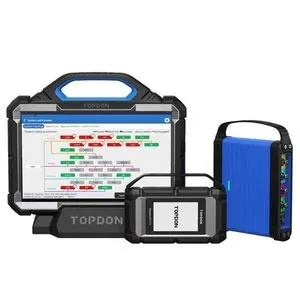 Topdon Phoenix Max w/Scope - 13.3-inch OE-Level Scan Tool, Docking Station & 4 Ch Oscilloscope
