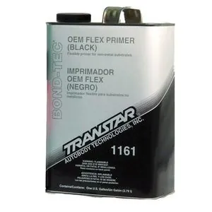 Transtar Autobody Products 1161 - OEM Flex Primer - 1 Gallon Can - Black - 173 sq-ft/ Gallon at 2.5 mil Coverage