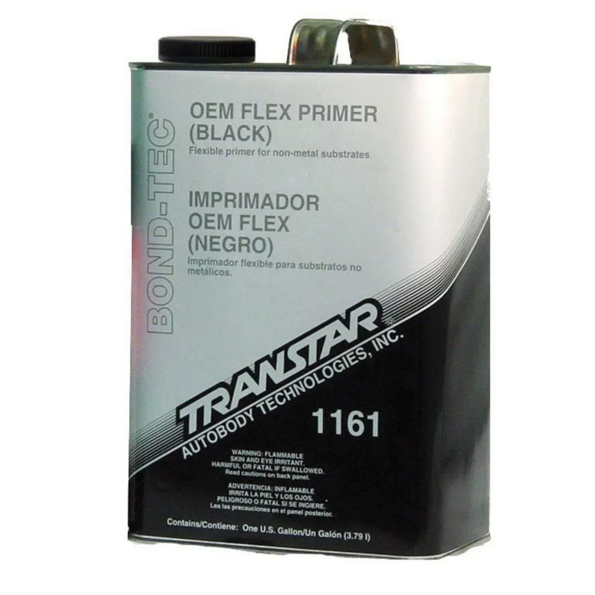 Transtar Autobody Products 1161 - OEM Flex Primer - 1 Gallon Can - Black - 173 sq-ft/ Gallon at 2.5 mil Coverage