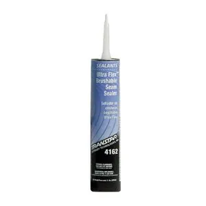 Transtar Autobody Products 4162 - Ultra Flex Brushable Seam Sealer - 11 oz Cartridge - Gray - Liquid