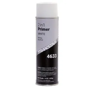 Transtar Autobody Products 4633 2-in-1 Primer Aerosol Can - 16 oz Net Weight - White