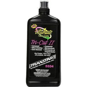 Transtar Autobody Products 5334 Tri-Cut Compound, 1 qt Bottle, Glossy White, Liquid