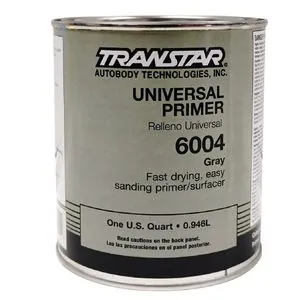 Transtar Autobody Products 6004 Universal Primer, 1 qt Can, Gray, 1:1-1 1/2 Mixing, 388 sq-ft/gal at 1 mil Coverage