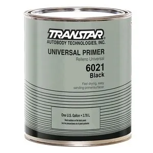 Transtar Autobody Products 6021 - Universal Primer - 1 Gallon Can - Black - 1:1-1 1/2 Mixing - 358 sq-ft/ Gallon at 1 mil Coverage