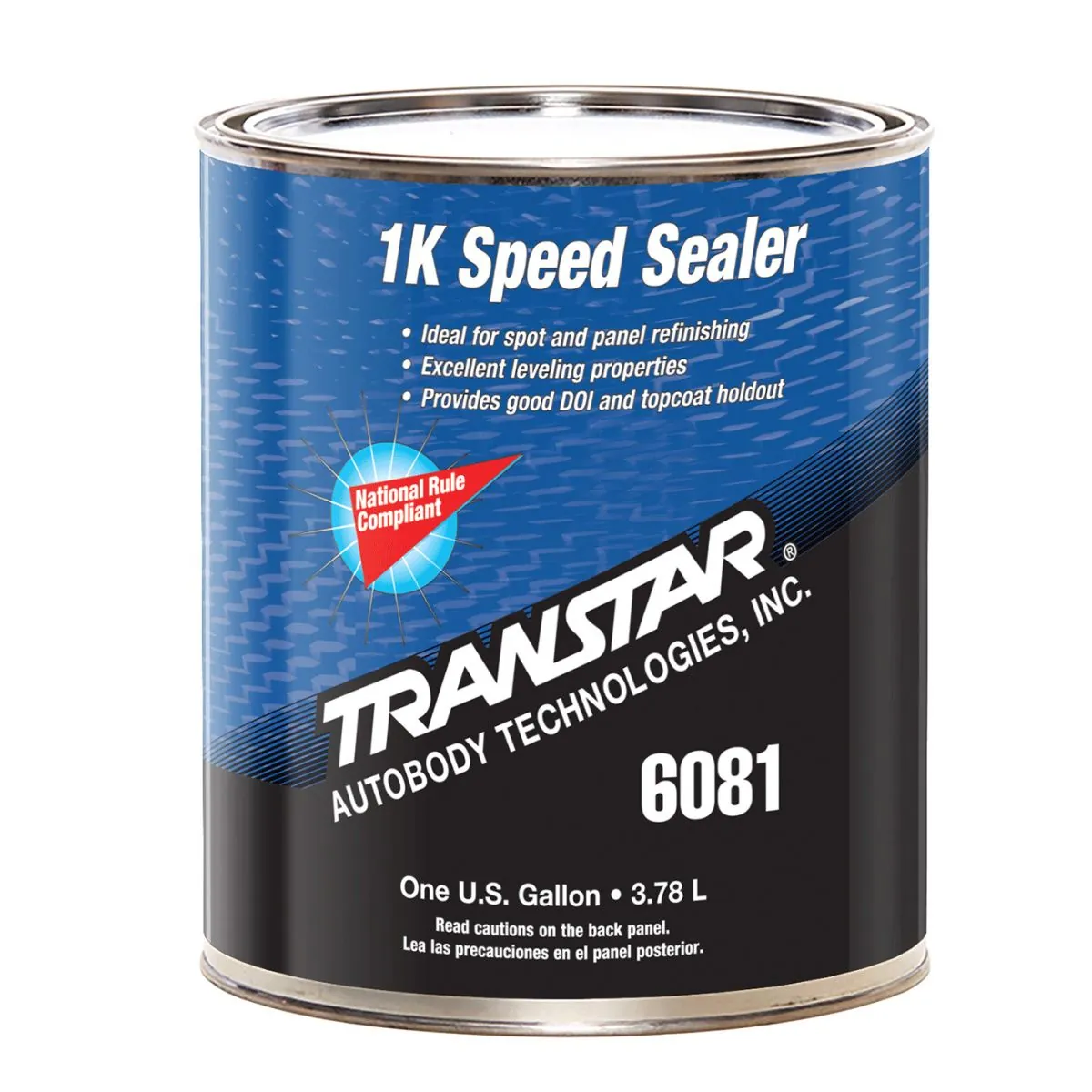 Transtar Autobody Products 6081 - 1K Speed Sealer Low VOC 255 Square Feet per Gallon- 1 Gallon - Light Gray