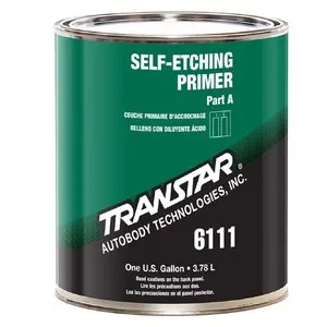 Transtar Autobody Products 6111 - Self-Etching Primer - 1 Gallon Can - Olive Green - 1:1 Mixing - 213 sq-ft/ Gallon at 1 mil Coverage