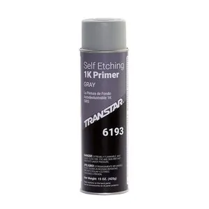 Transtar Autobody Products 6193 Self-Etching 1K Primer Aerosol Can - 16 oz Net Weight - Gray