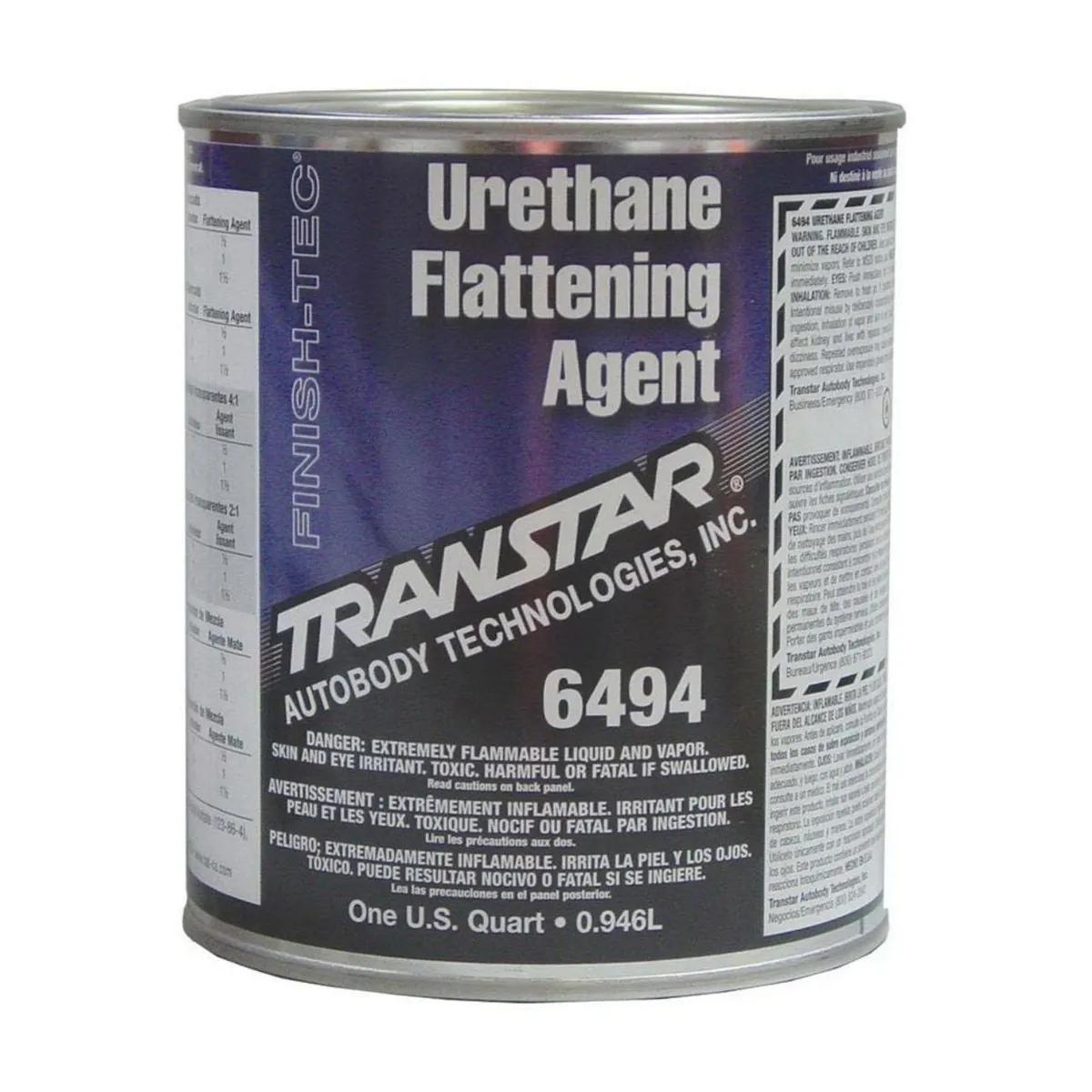 Transtar Autobody Products 6494 - Urethane Flattening Agent - 1 qt Can - Off White - Paste