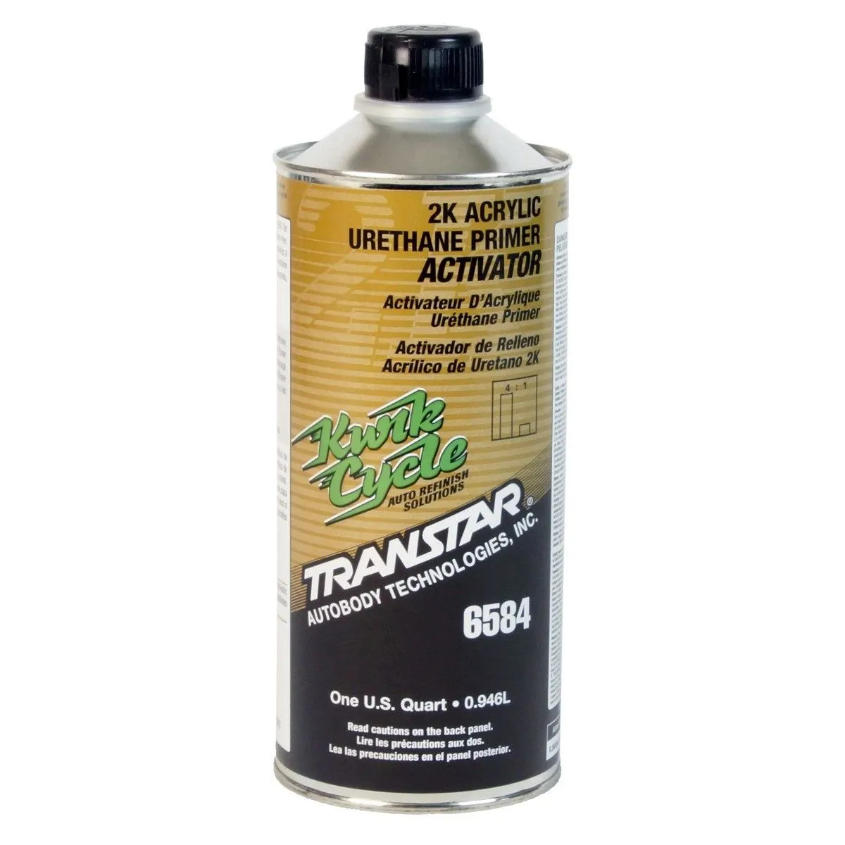 Transtar Autobody Products 6584 - Primer Activator - 1 qt Can - Clear - Liquid - Use With: 2K Acrylic Urethane Primer