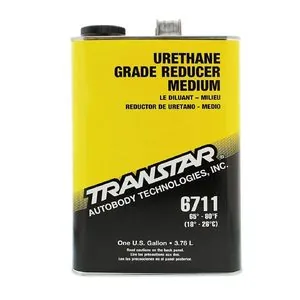 Transtar Autobody Products 6711 - 6700 Series Urethane Grade Reducer - 1 Gallon Can - Medium Speed/65 to 80 Degree F