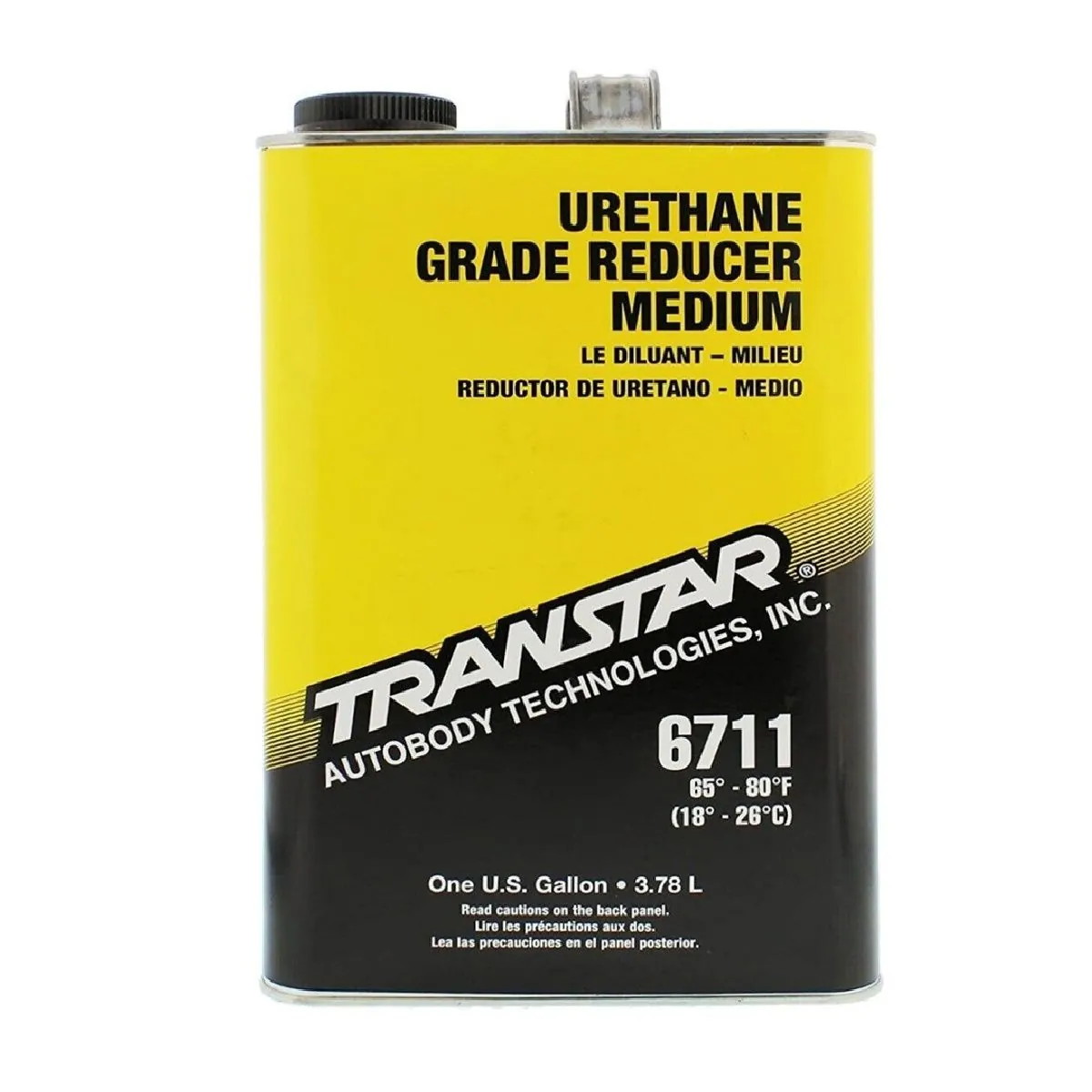 Transtar Autobody Products 6711 - 6700 Series Urethane Grade Reducer - 1 Gallon Can - Medium Speed/65 to 80 Degree F