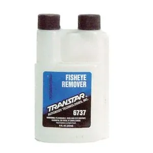 Transtar Autobody Products 6737 - Fisheye Remover - 8 oz Twin Neck Bottle - Clear