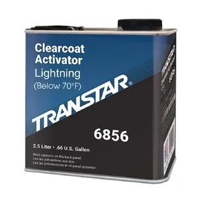 Transtar Autobody Products 6856 6800 Series Fast Lightning Clear Coat Activator, 2.5 L, Clear, Liquid