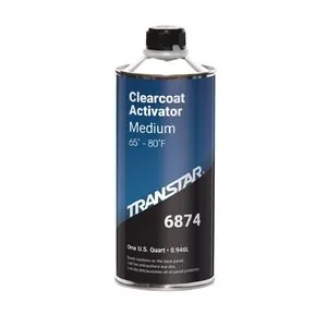 Transtar Autobody Products 6874 - 6800 Series Extra Solids Activator - 1 qt Can - Clear - Liquid - Use With: Acrylic Urethane Clearcoat