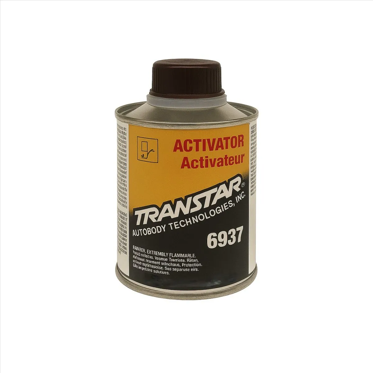Transtar Autobody Products 6937 - 2K EZ Sand Acrylic Urethane Primer - 1/2 pt Can - Clear - 4:1:1 Mixing - 511 sq-ft/ Gallon Coverage