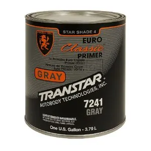 Transtar Autobody Products 7241 - Euro Classic Primer - 1 Gallon Can - Gray - 4:1 or 4:1:1 Mixing