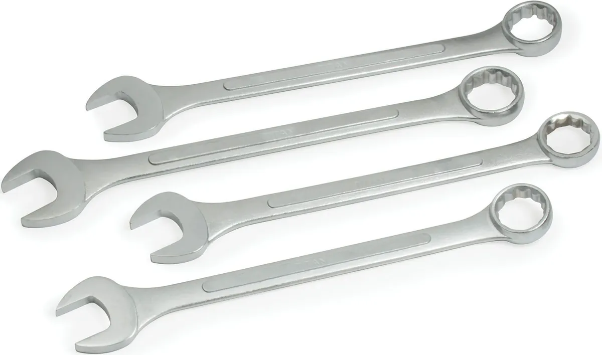 4pc SAE Jumbo Combination Wrench Set