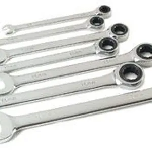 Metric Ratcheting Combination Wrench Set, 7 pc