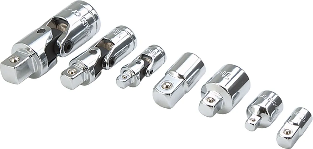 7 Pc. Universal Joint & Adapter Set
