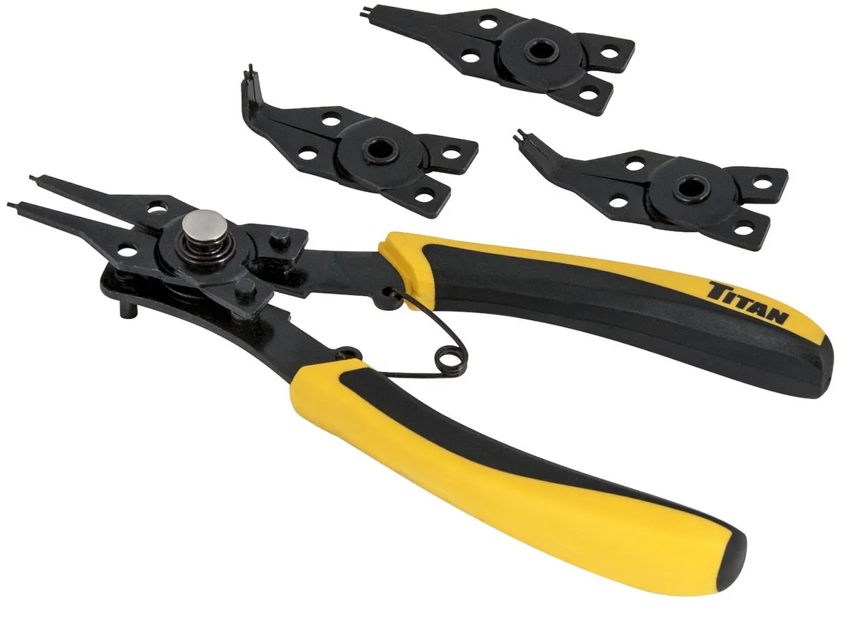 4-in-1 Combination Internal/External Snap Ring Plier Set