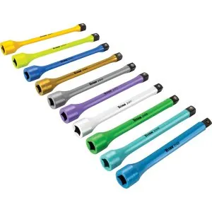11 pc. 1/2 in. Drive Torque Limiting Extension Set