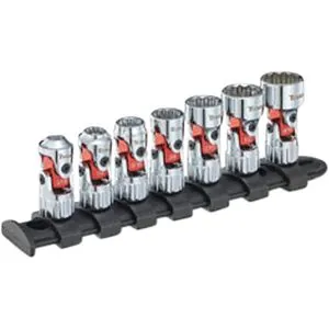8 pc. 1/4 in. Drive SAE Auto-FlexTM Universal Socket Set
