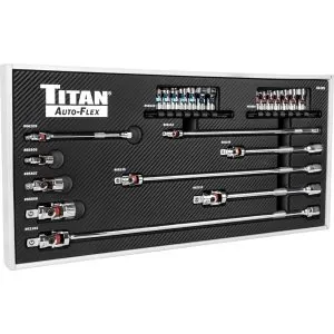 24 pc. Auto-FlexTM­ Socket and Extension Set