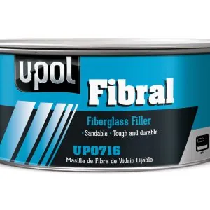 FIBRAL Fiberglass Filler, Pale Yellow, 30oz