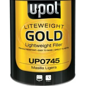 Liteweight Gold Premium Grade Lightweight Body Filler, Gold