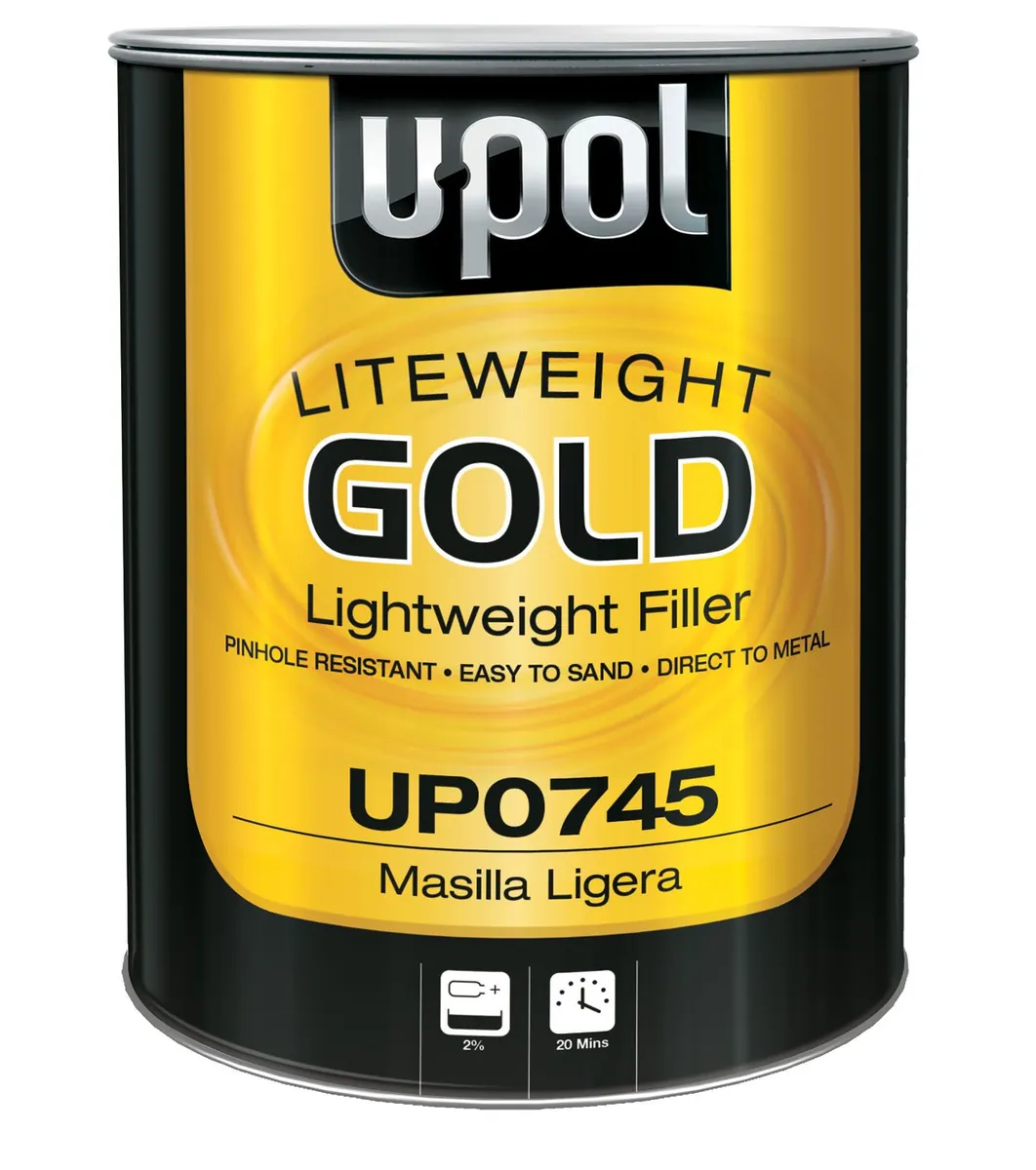 Liteweight Gold Premium Grade Lightweight Body Filler, Gold