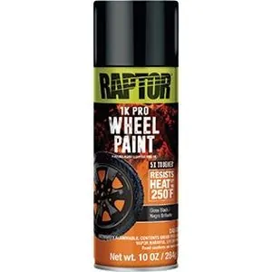 RAPTOR 1K Wheel Paint Gloss Black 10oz