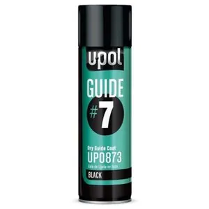 U Pol Products GUIDE#7 UP0873 Dry Guide Coat, 450 mL Aerosol Can, Black, Liquid