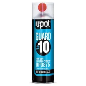 U Pol Products Guard #10 UP0884 Gravi-Gard Stone Chip Protector, 450 mL Aerosol Can, Gray, Textured, 43 sq-ft/Unit Coverage