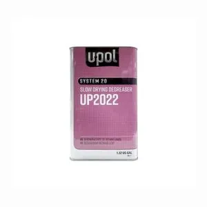 U Pol Products SYSTEM 20 UP2022 Slow Drying Solvent Based Degreaser, 5 L Tin, Clear
