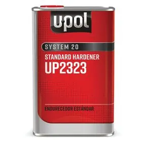 U Pol Products SYSTEM 20 UP2323 National Rule Standard Hardener, 1 Liter Tin, Clear Liquid for 2K Primers and Clearcoats