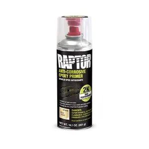 U Pol Products RAPTOR UP4842 2K Anti-Corrosive Epoxy Primer Aerosol - 14.1 oz Can - Beige